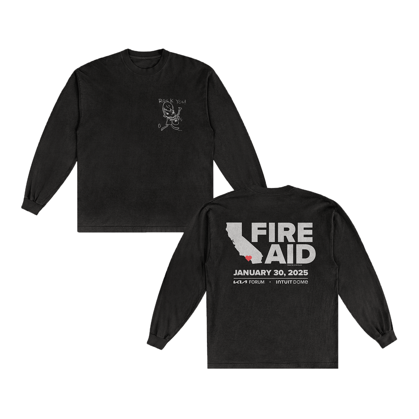 FireAid Black Longsleeve