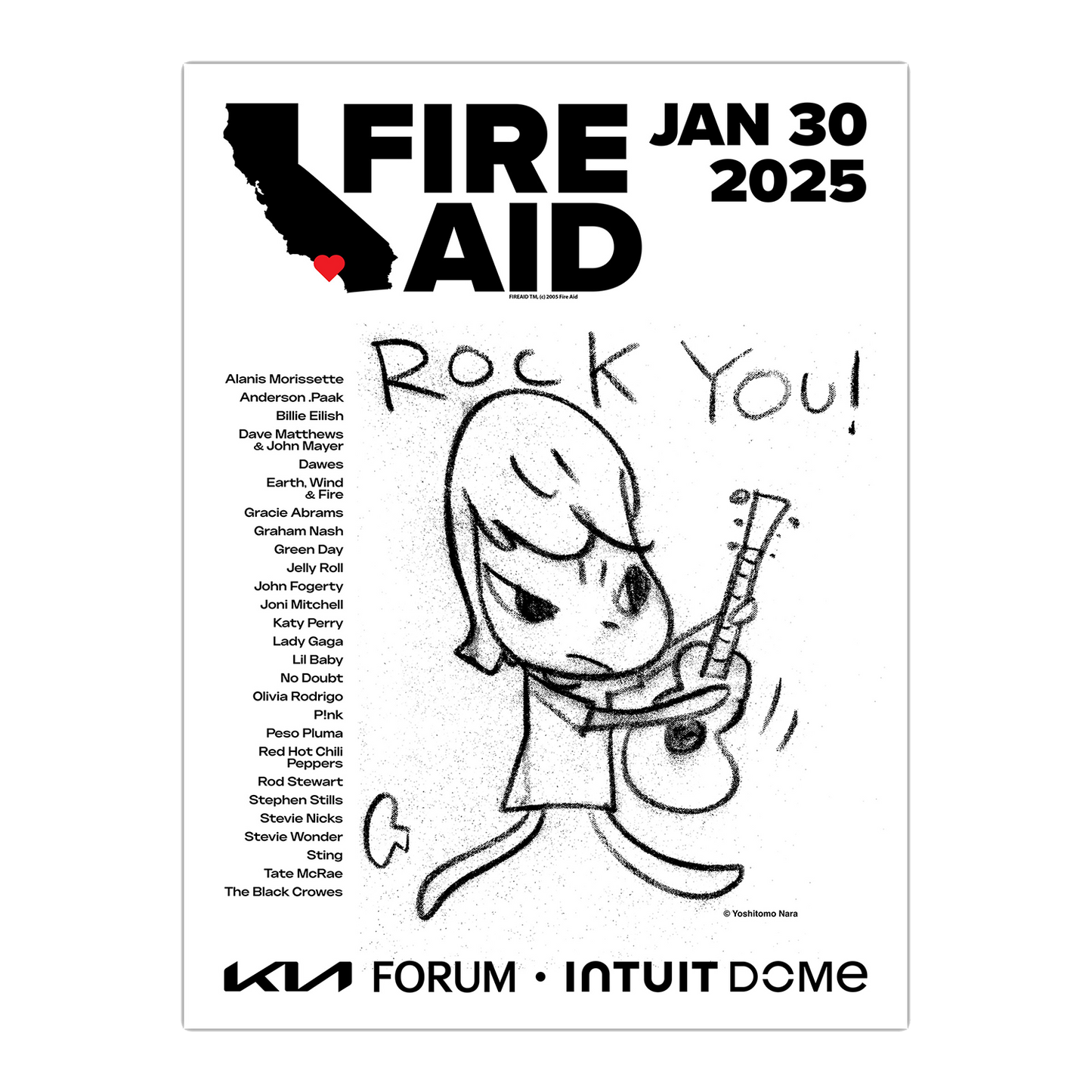 FireAid Rock You Poster