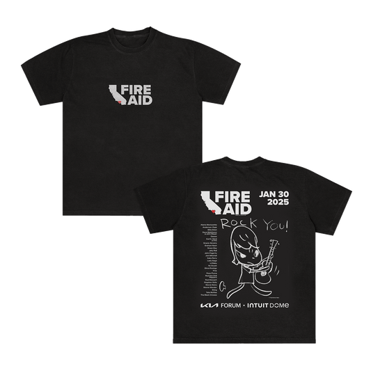 FireAid Black Tee